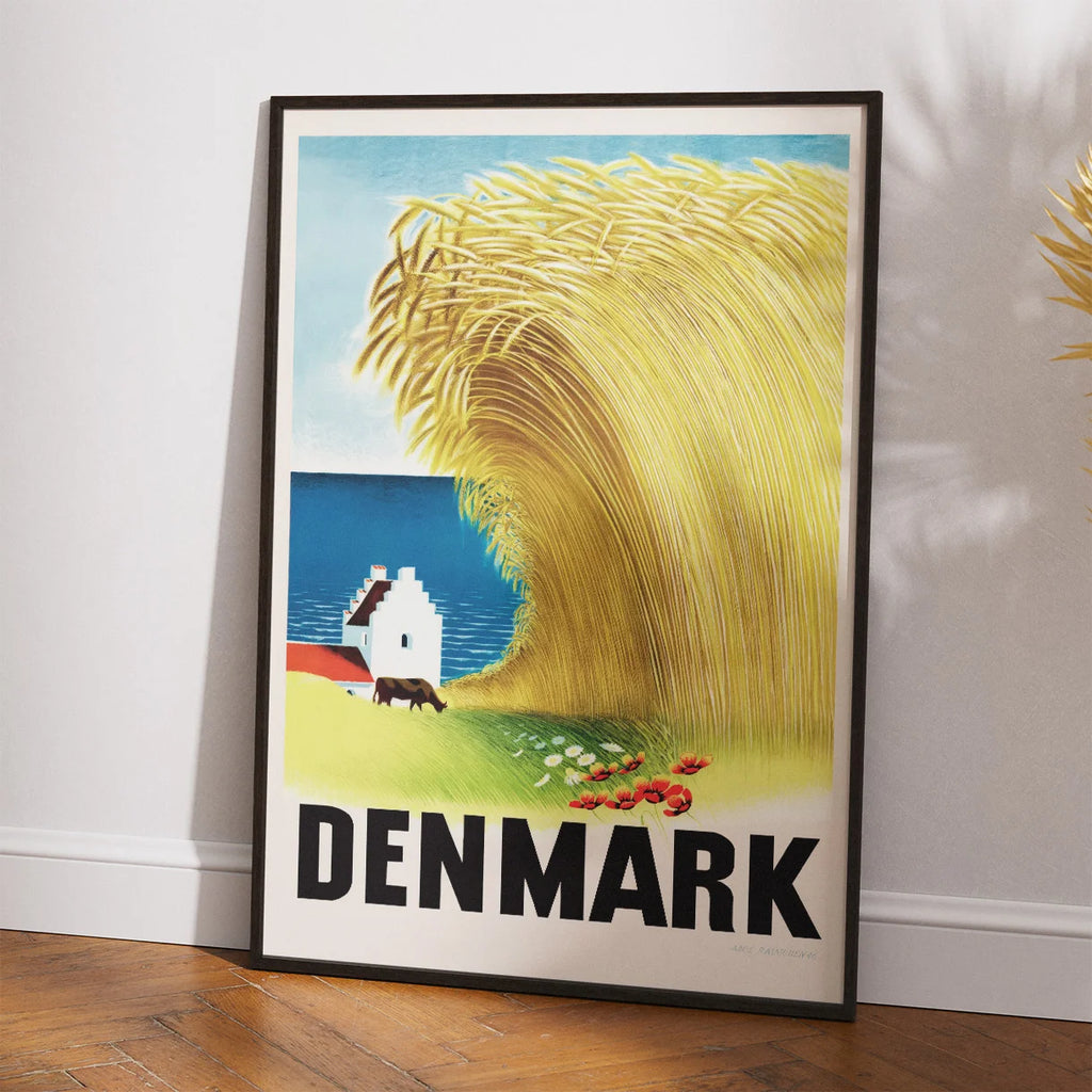Danmark 1946 - Aage Rasmussen rejseplakat – billede 2