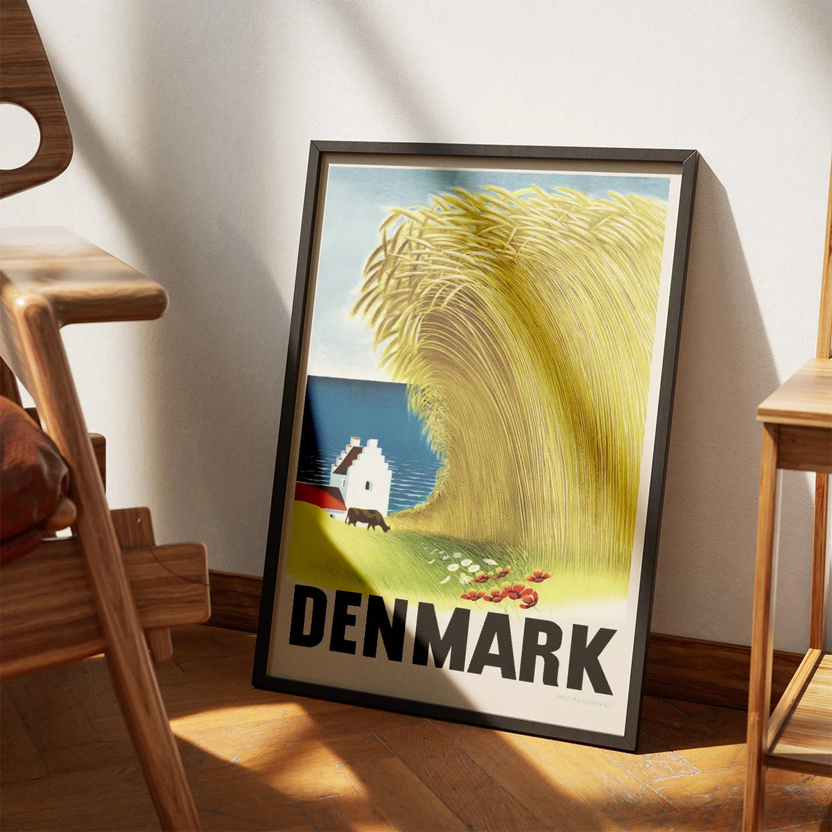 Danmark 1946 - Aage Rasmussen rejseplakat – billede 3
