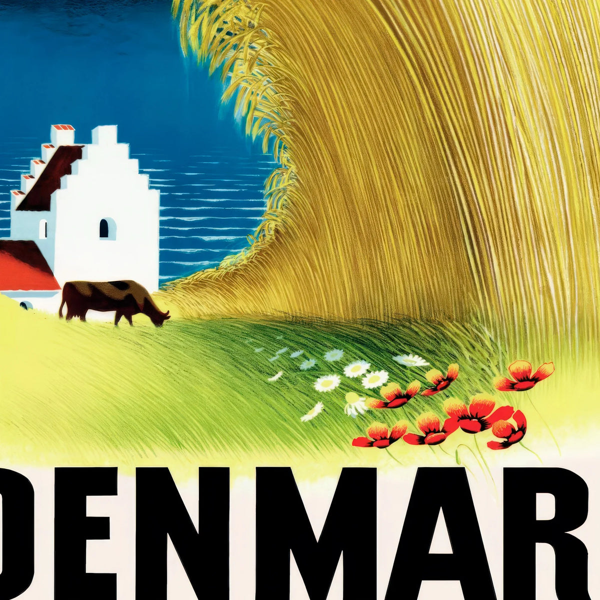 Danmark 1946 - Aage Rasmussen rejseplakat – billede 4