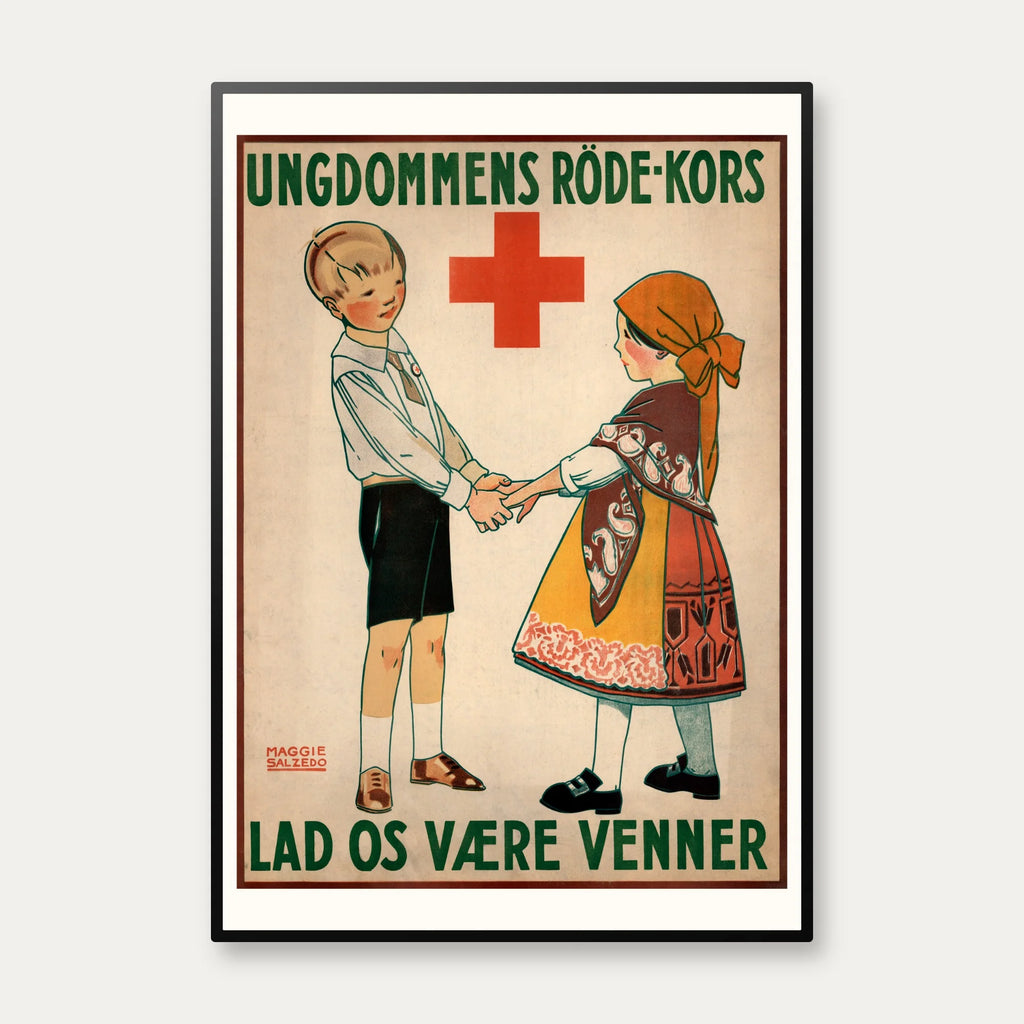 Røde Kors plakat 1920 - Anskuelsesbillede – billede 1