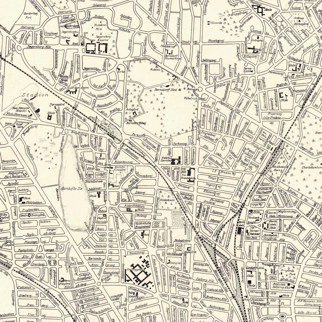 Gentofte kommune 1951 - Landkort – billede 4