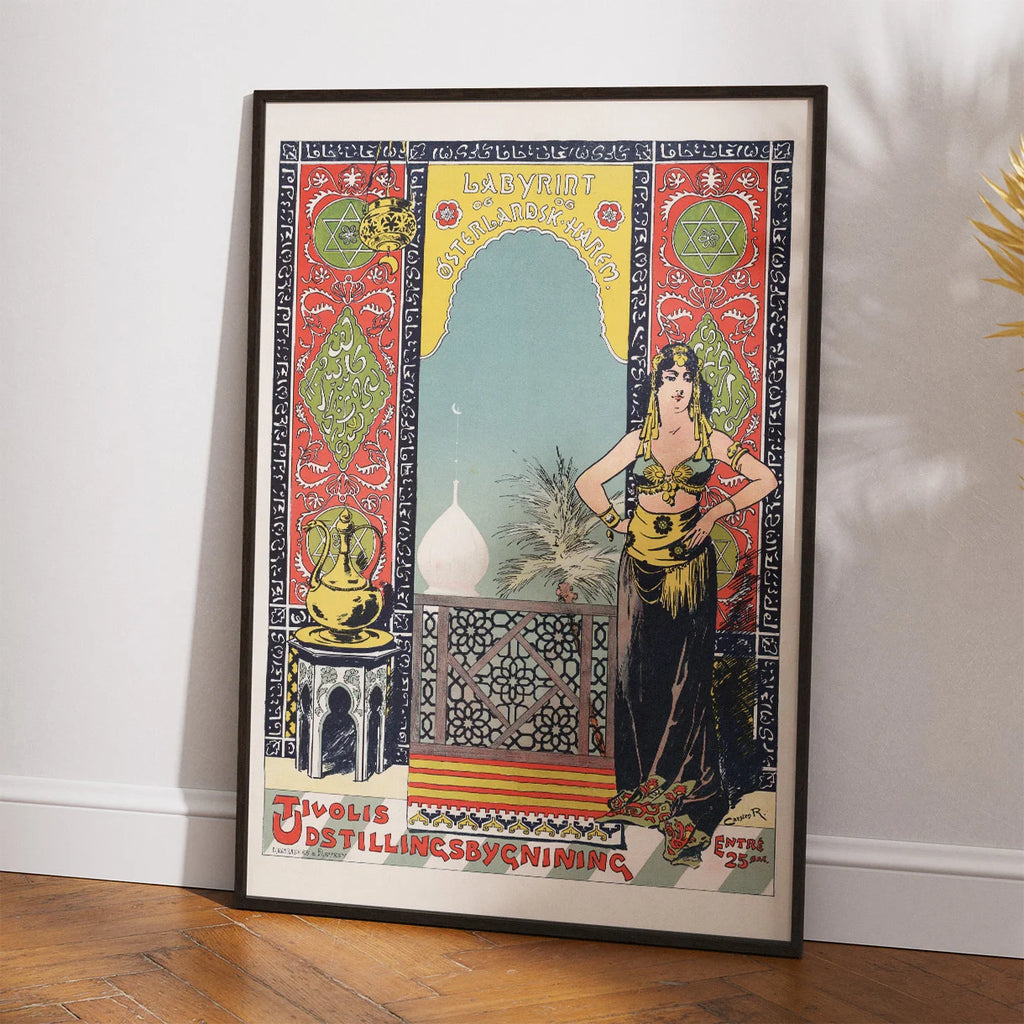 Tivolis Labyrint 1898 - Reklameplakat – billede 2