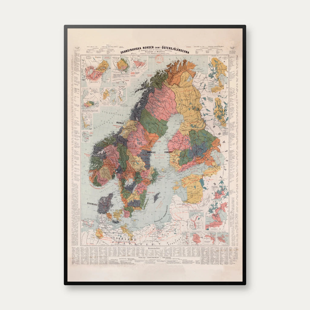 Skandinavien samt Østersølandene 1877 – billede 1