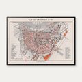 Plan van Amsterdam 1877 - Bykort – billede 1