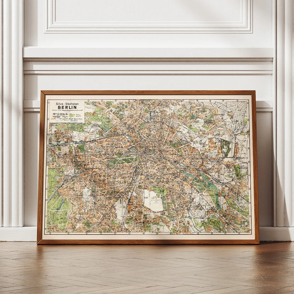 Silva-Stadtplan Berlin 1934 - Bykort – billede 2