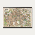 Silva-Stadtplan Berlin 1934 - Bykort – billede 1