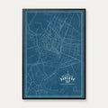 Plan of the city of Bangkok 1917 - Bykort – billede 1