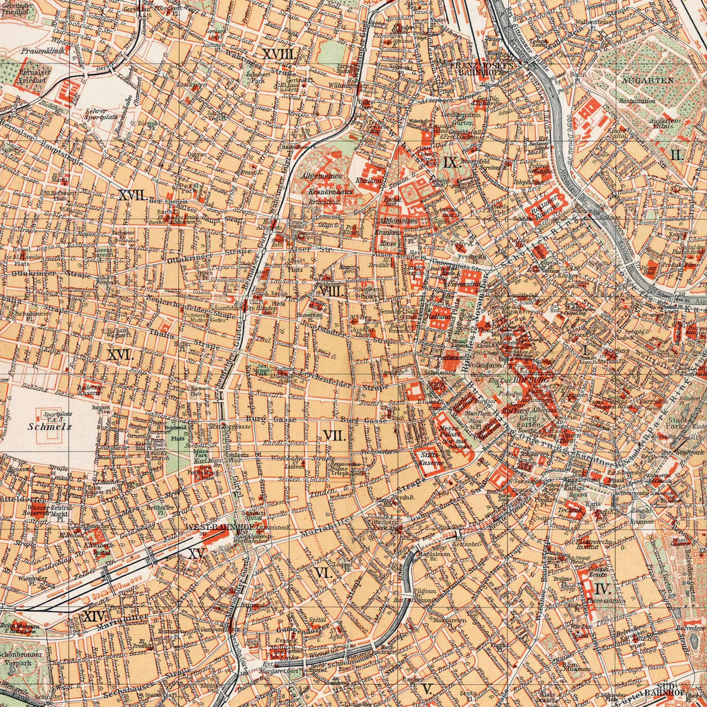 Plan von Wien 1928 - Bykort – billede 4