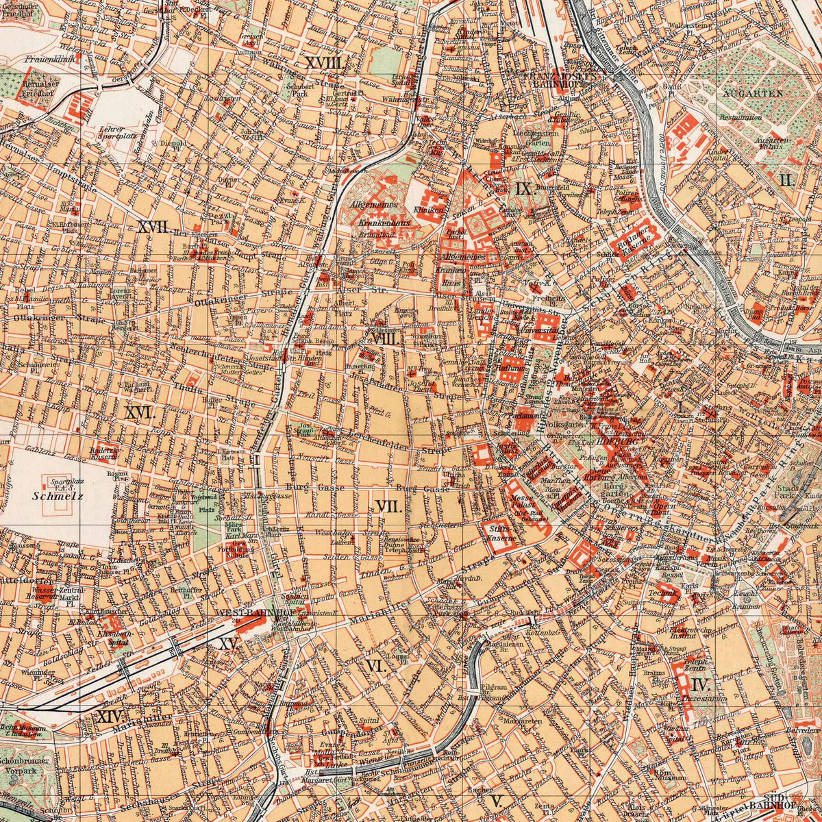Plan von Wien 1928 - Bykort – billede 4