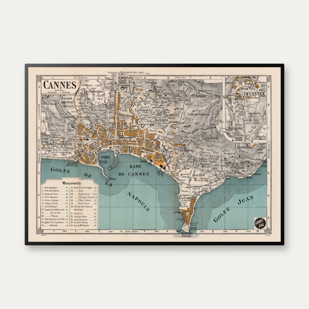 Cannes 1932 - Bykort – billede 1