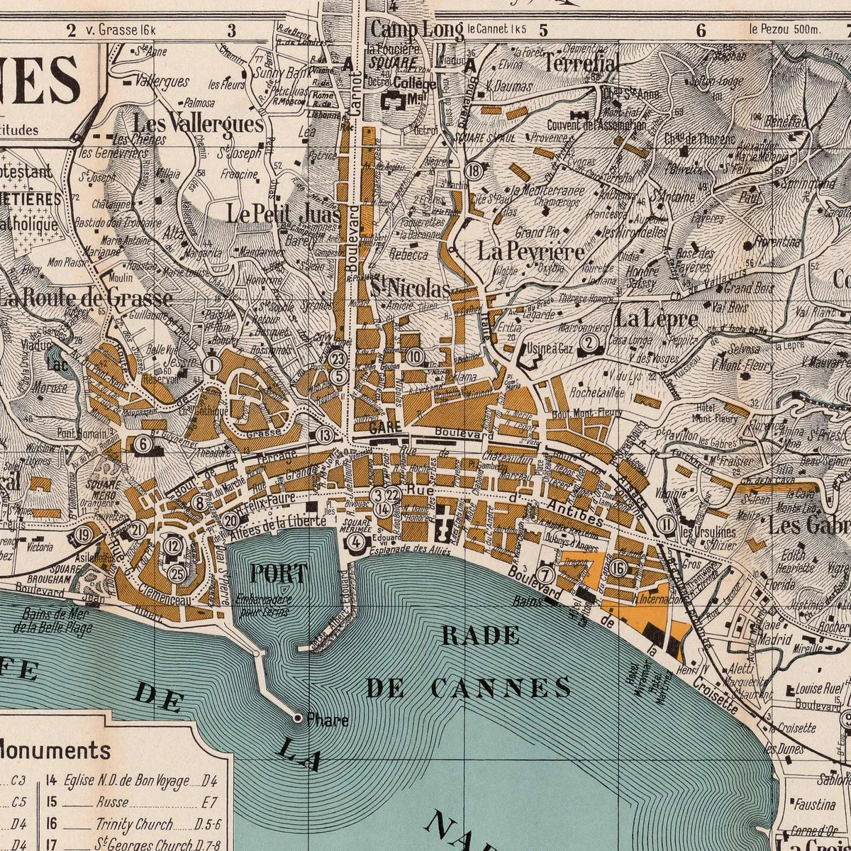Cannes 1932 - Bykort – billede 4