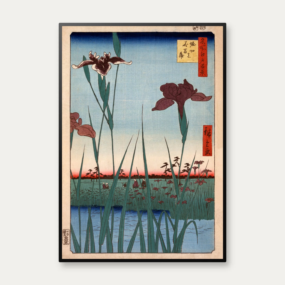 Horikiri no hanash-bu 1857 - Japansk træsnit – billede 1