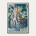 Shimotsuke kurokami-yama kurifuri no taki ca. 1833 - Japansk træsnit – billede 1