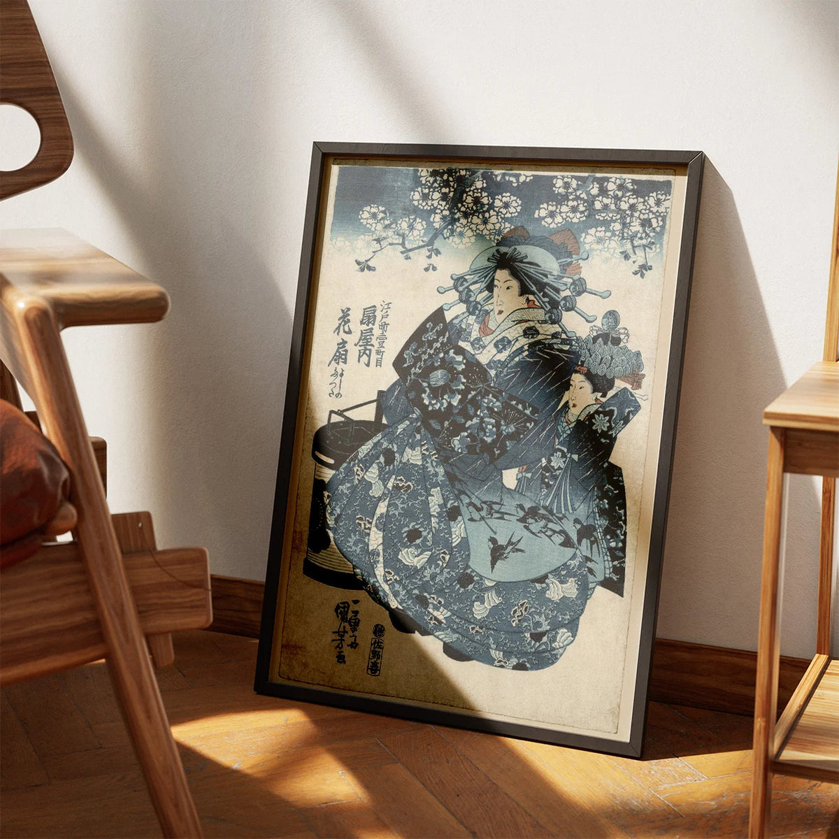 Giya uchi hana-gi 1830-1844 - Japansk træsnit – billede 3