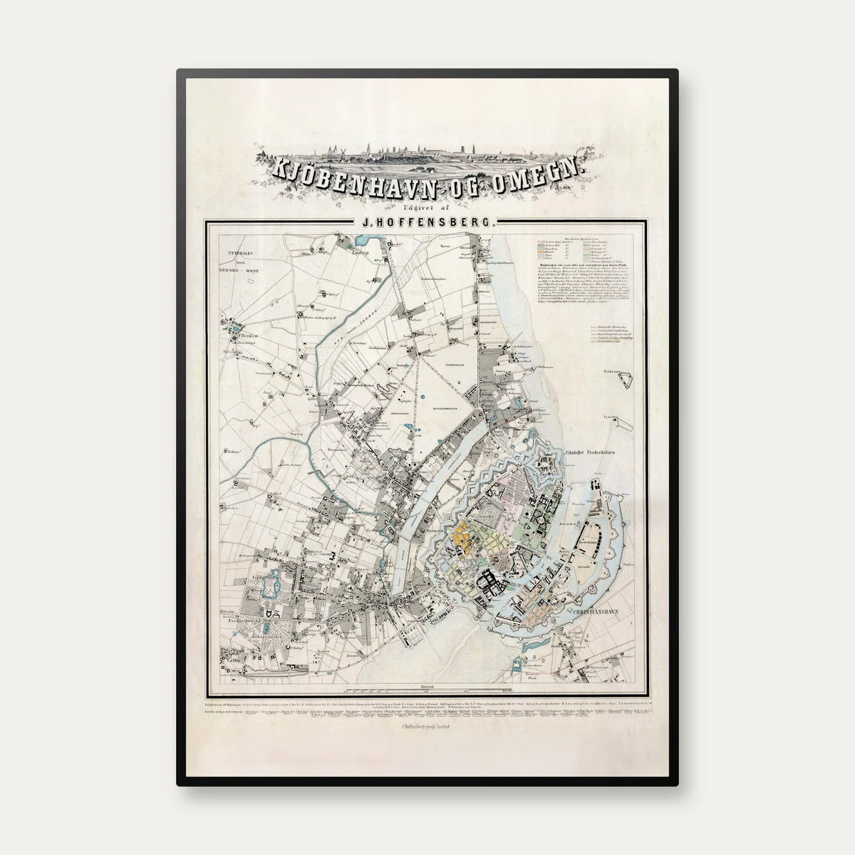 København og Omegn 1857 - Hoffensberg – billede 1