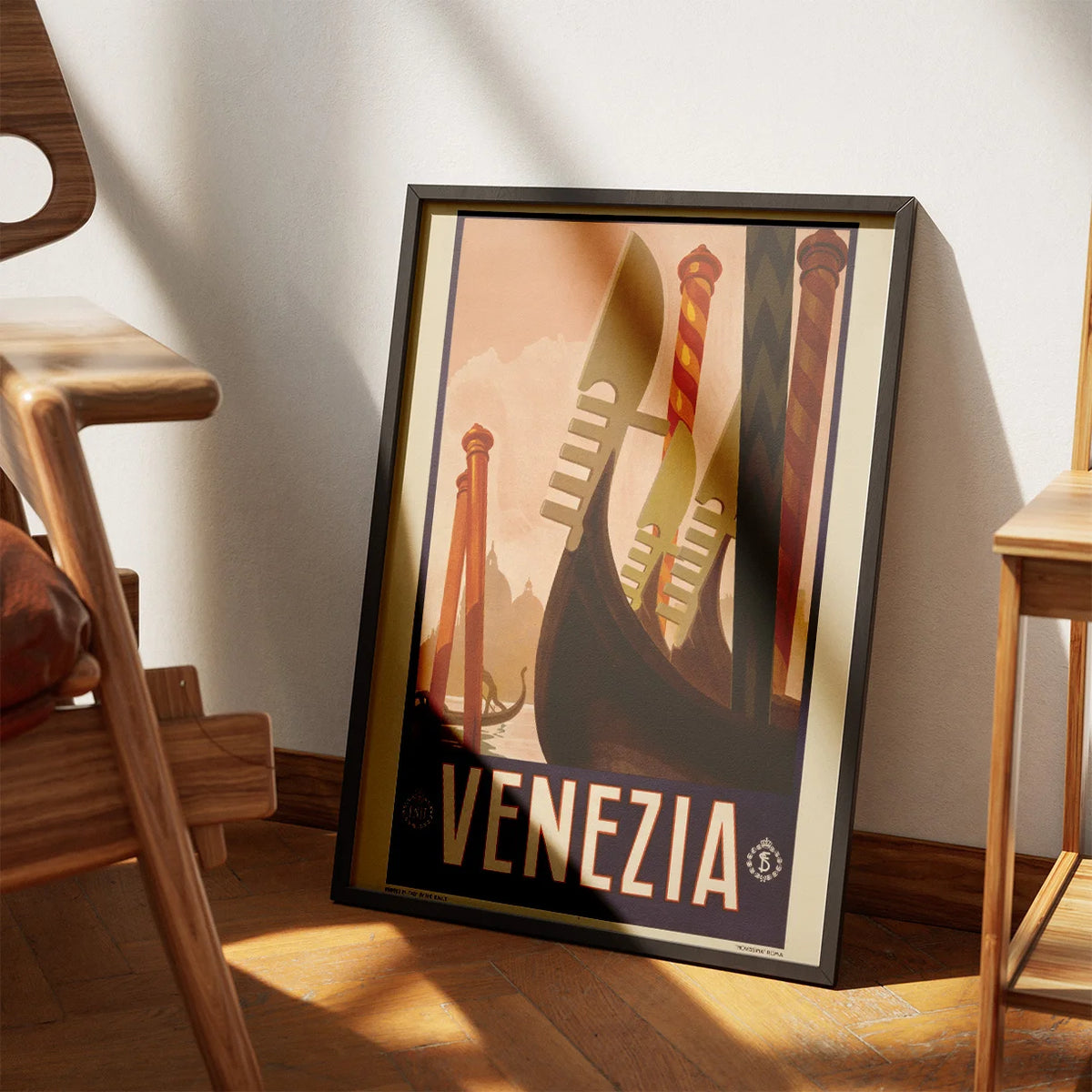 Venezia ca. 1920 - Rejseplakat – billede 3