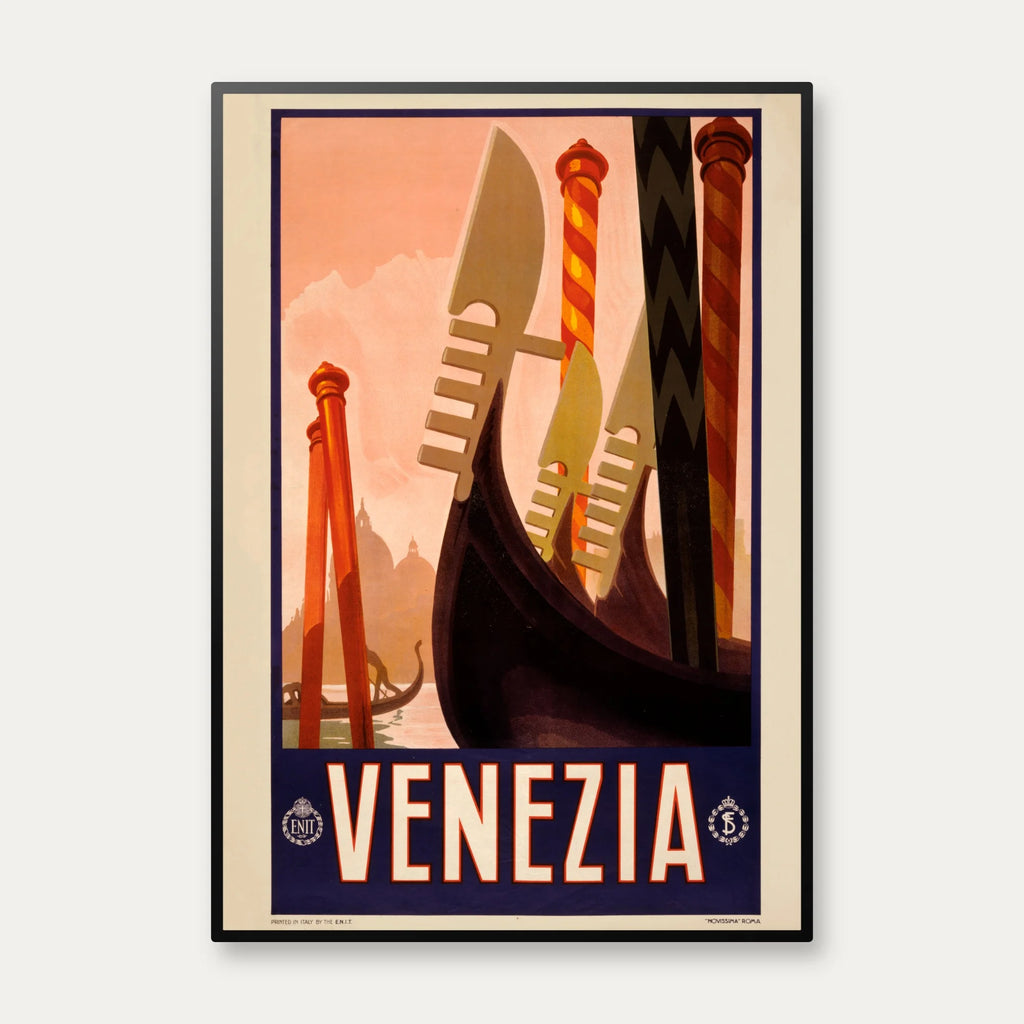 Venezia ca. 1920 - Rejseplakat – billede 1