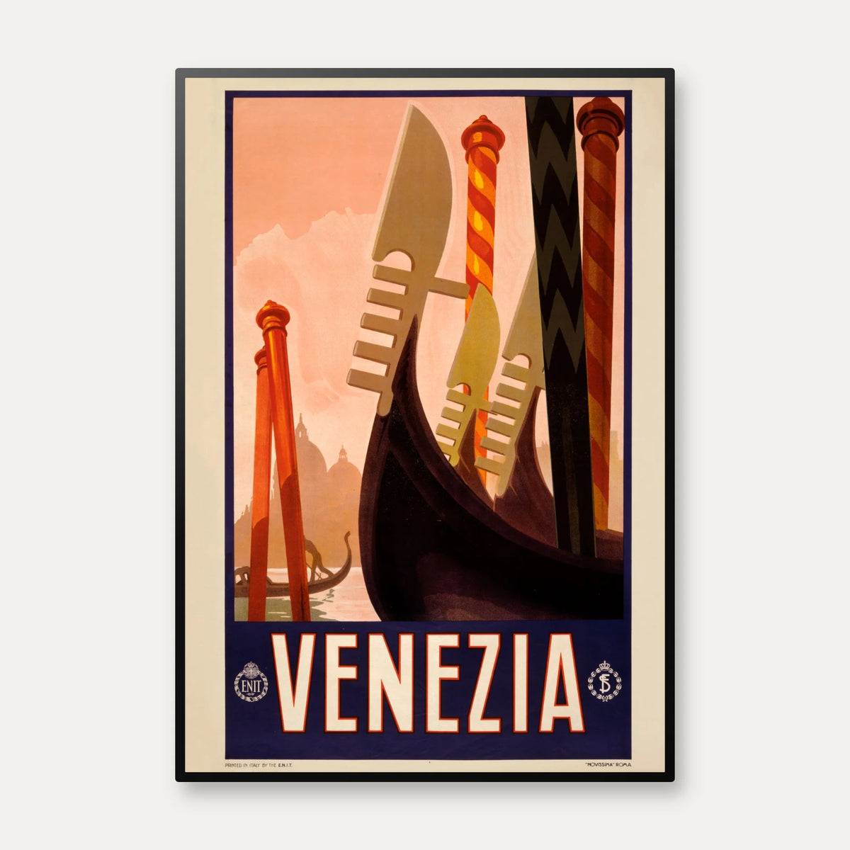 Venezia ca. 1920 - Rejseplakat – billede 1
