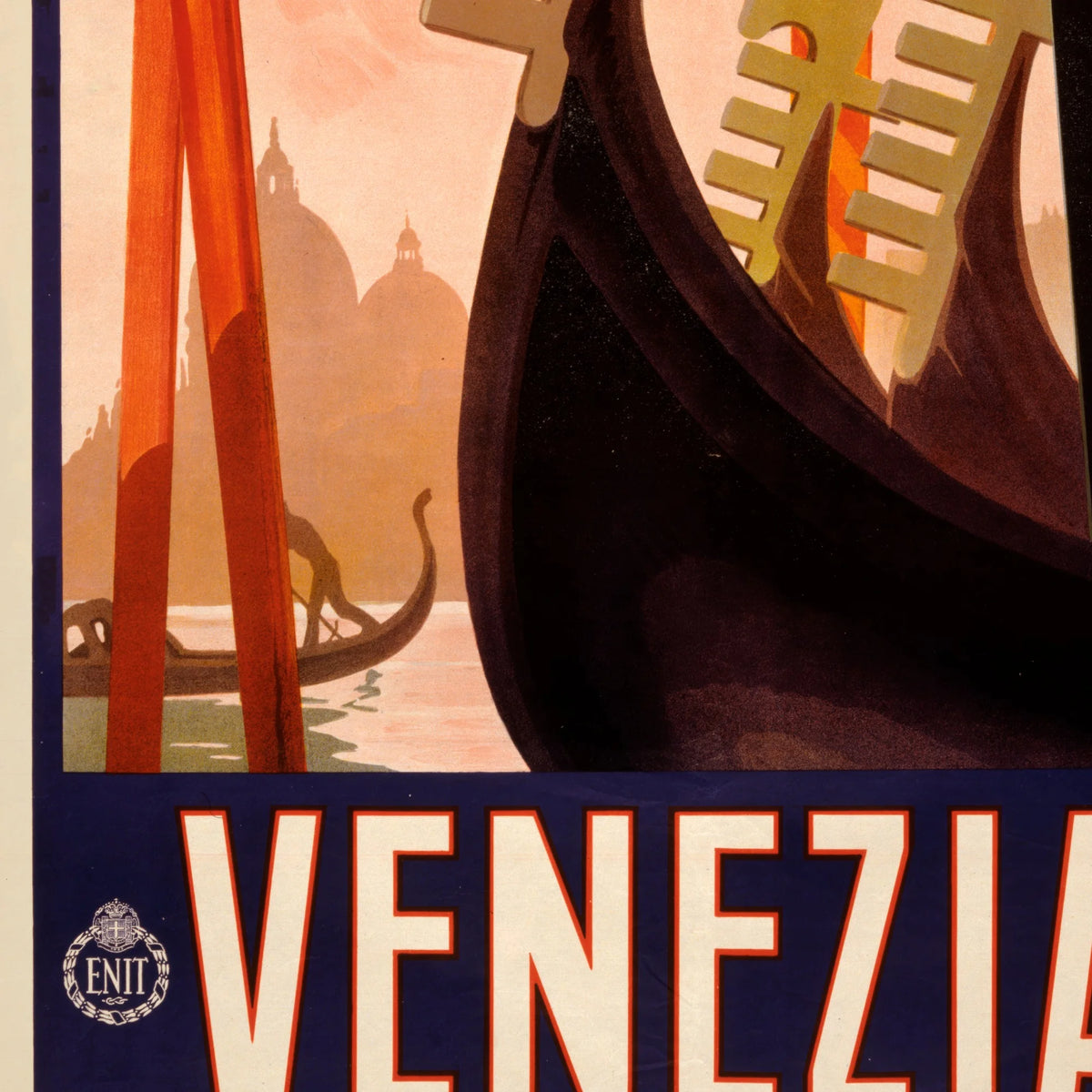Venezia ca. 1920 - Rejseplakat – billede 4