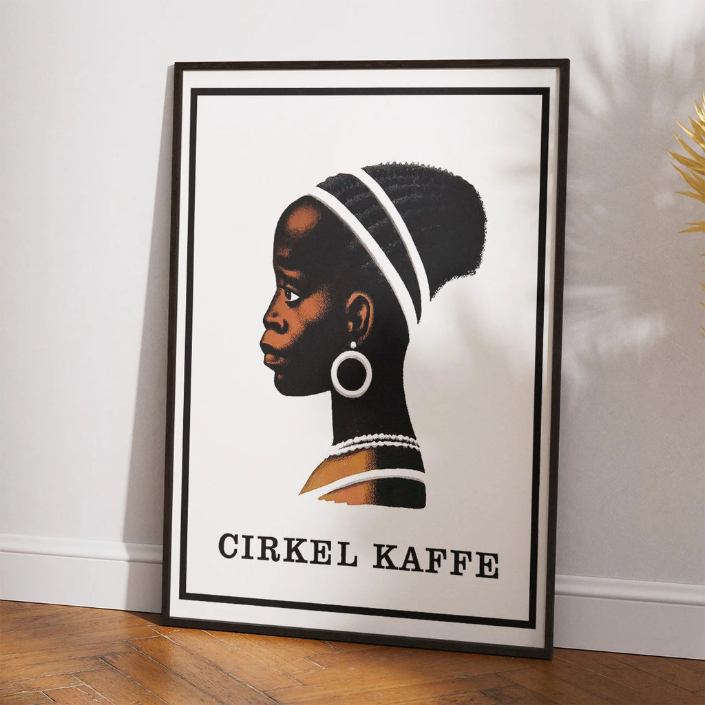 Kaffepigen - Cirkel Kaffe 1955 - Reklameplakat – billede 2