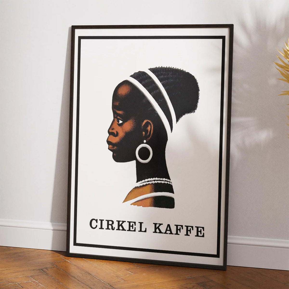 Kaffepigen - Cirkel Kaffe 1955 - Reklameplakat – billede 2