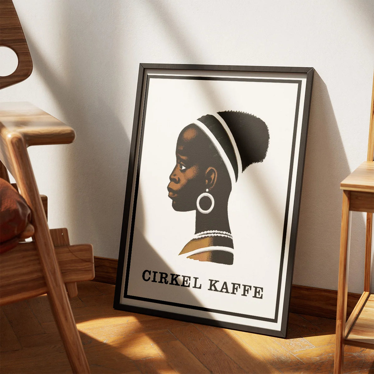 Kaffepigen - Cirkel Kaffe 1955 - Reklameplakat – billede 3
