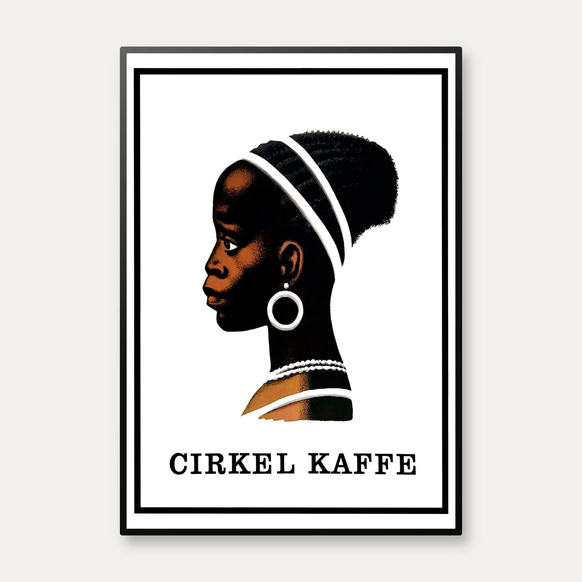 Kaffepigen - Cirkel Kaffe 1955 - Reklameplakat – billede 1