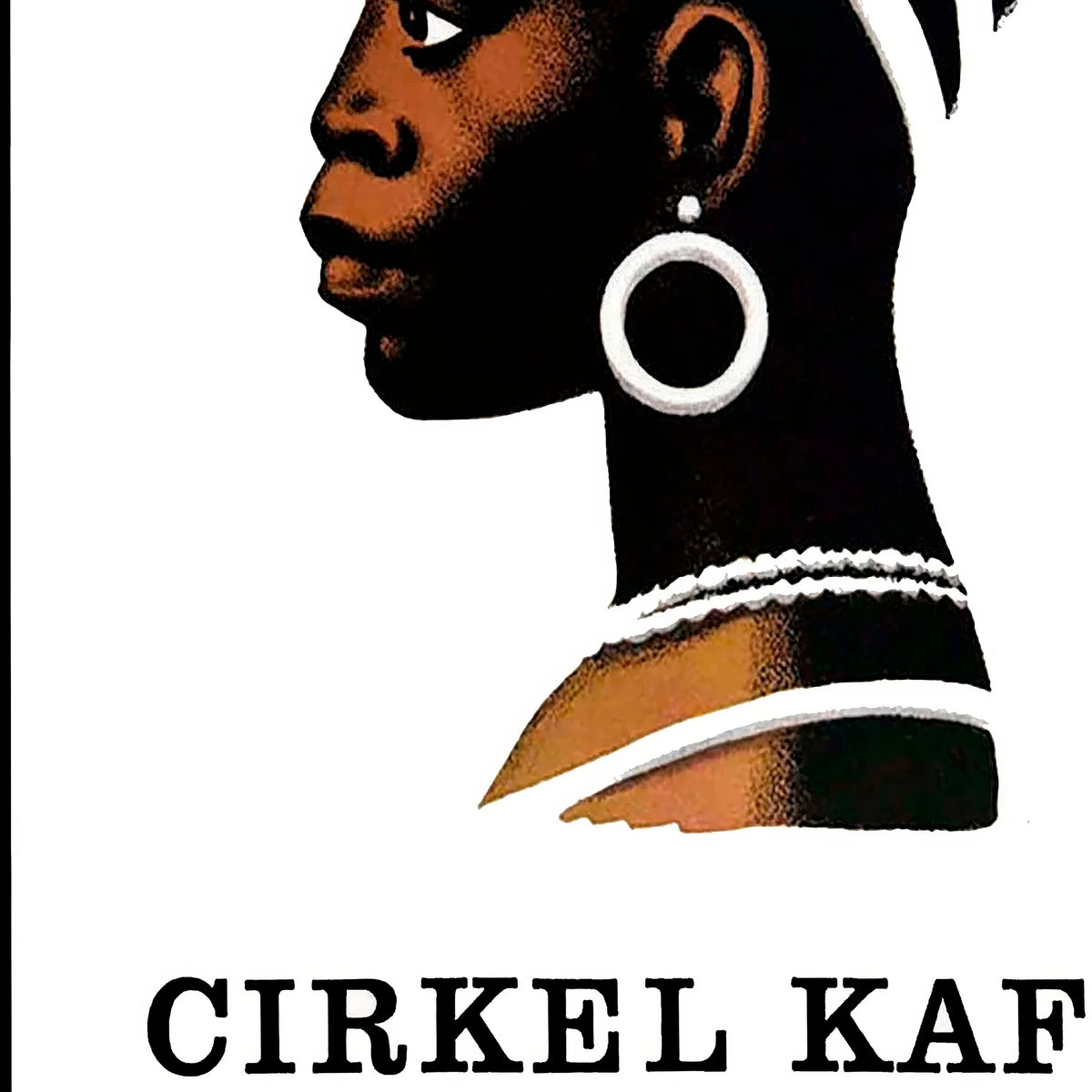 Kaffepigen - Cirkel Kaffe 1955 - Reklameplakat – billede 4