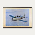 T-28 Trainer 1950-1960 - Luftfartsplakat – billede 1