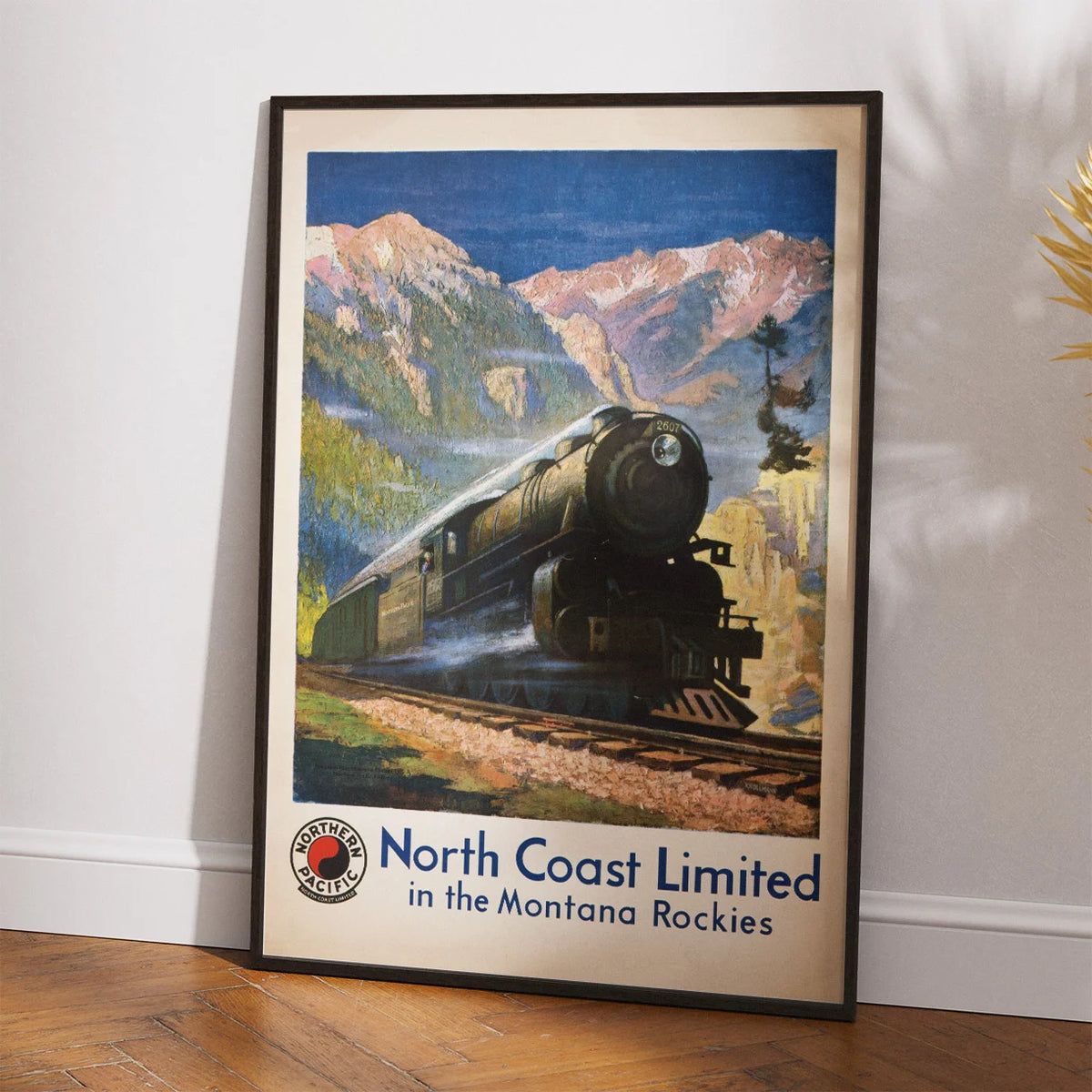 North Coast Limited in the Montana Rockies 1920 - Rejseplakat – billede 2