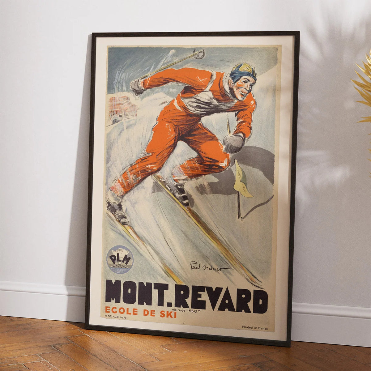 Mont Revard 1936 - Rejseplakat – billede 2