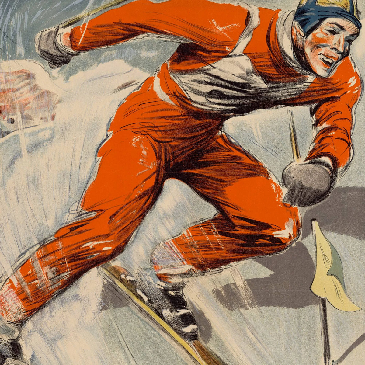Mont Revard 1936 - Rejseplakat – billede 4