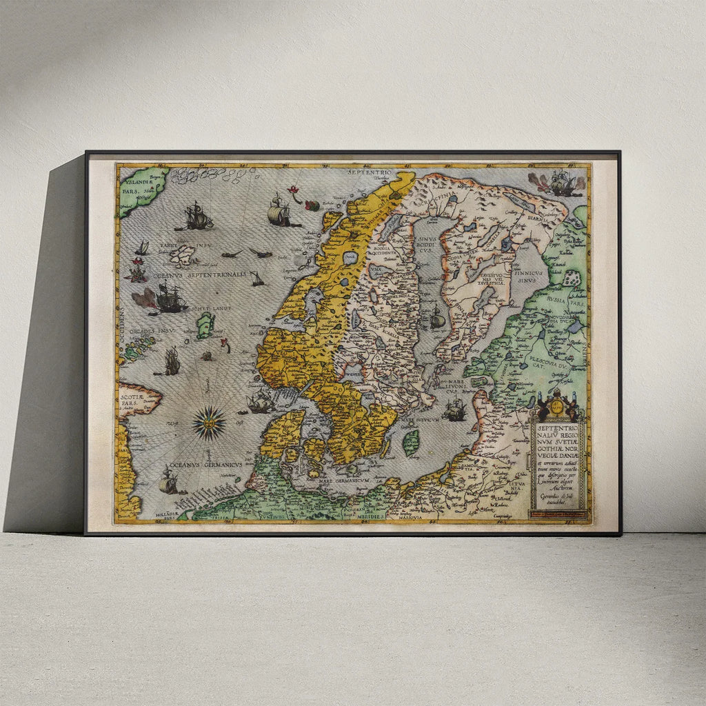 Norden: Sverige, Norge og Danmark 1570 – billede 3