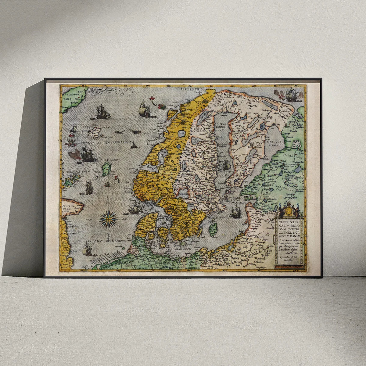 Norden: Sverige, Norge og Danmark 1570 – billede 3