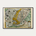 Norden: Sverige, Norge og Danmark 1570 – billede 1