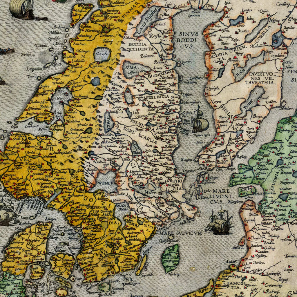 Norden: Sverige, Norge og Danmark 1570 – billede 4