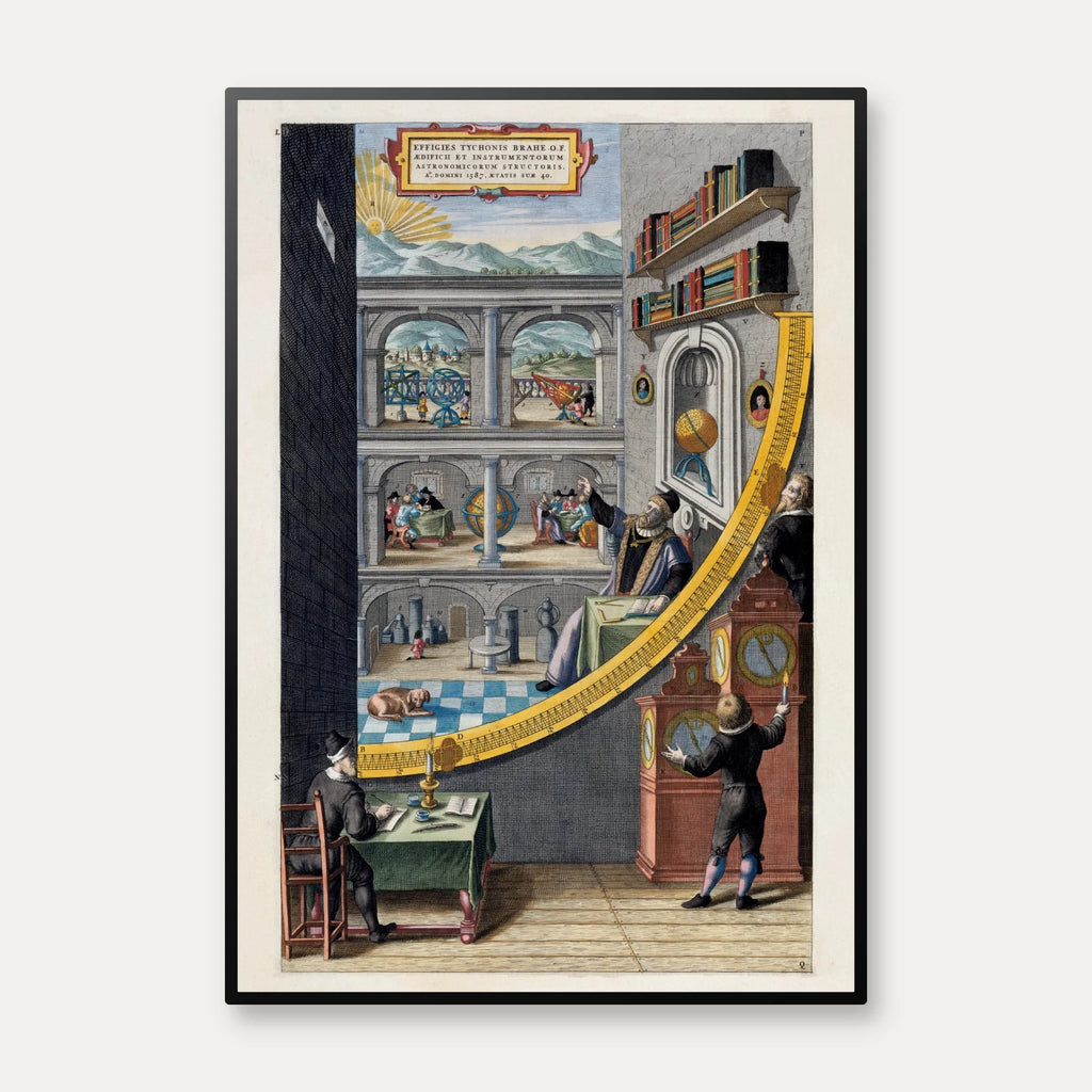 Portræt af Tycho Brahe 1662 - Astronomi – billede 1