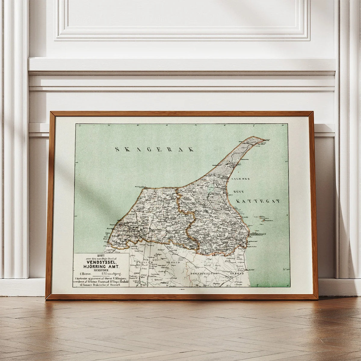Kort over den nordlige del af Vendsyssel  1873 – billede 2