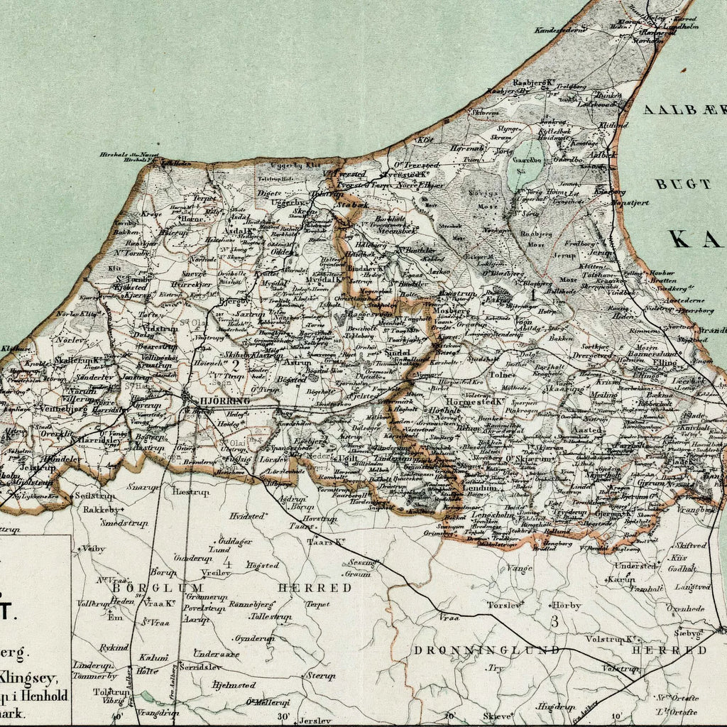 Kort over den nordlige del af Vendsyssel  1873 – billede 4