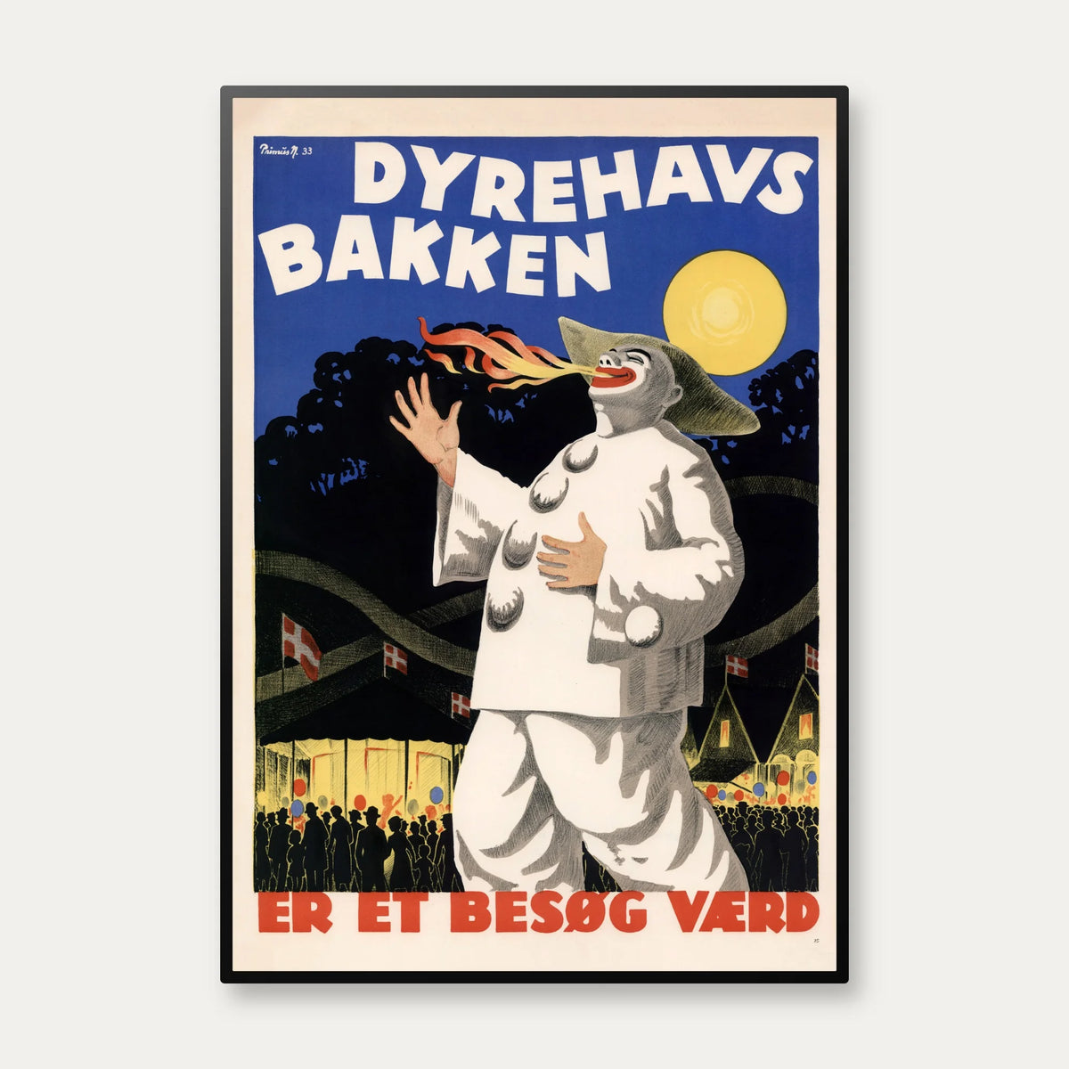 Dyrehavsbakken 1933 - Plakat – billede 1
