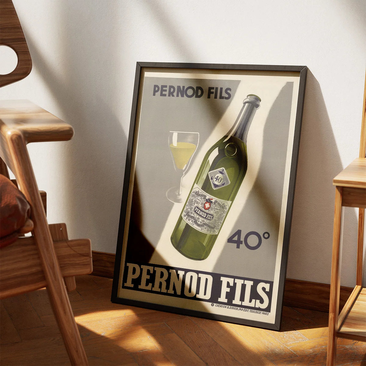 Pernod Fils 40° 1933 - Reklameplakat – billede 3