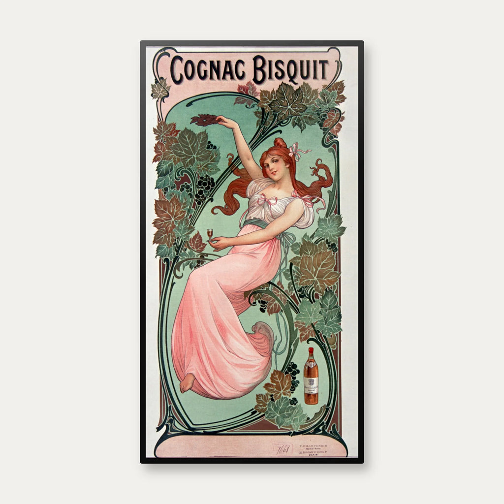 Cognac Bisquit 1901 - Reklameplakat - 45×85 cm – billede 1