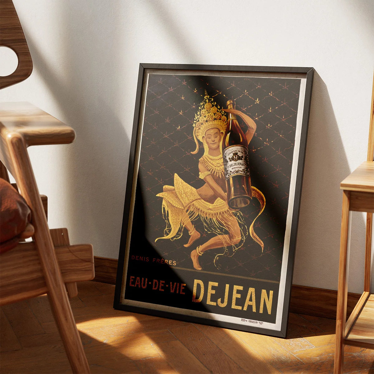 Eau de vie Dejean 1912 - Reklameplakat – billede 3