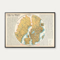 Post- och järnvägskarta över Sverige 1947 - Jernbanekort – billede 1
