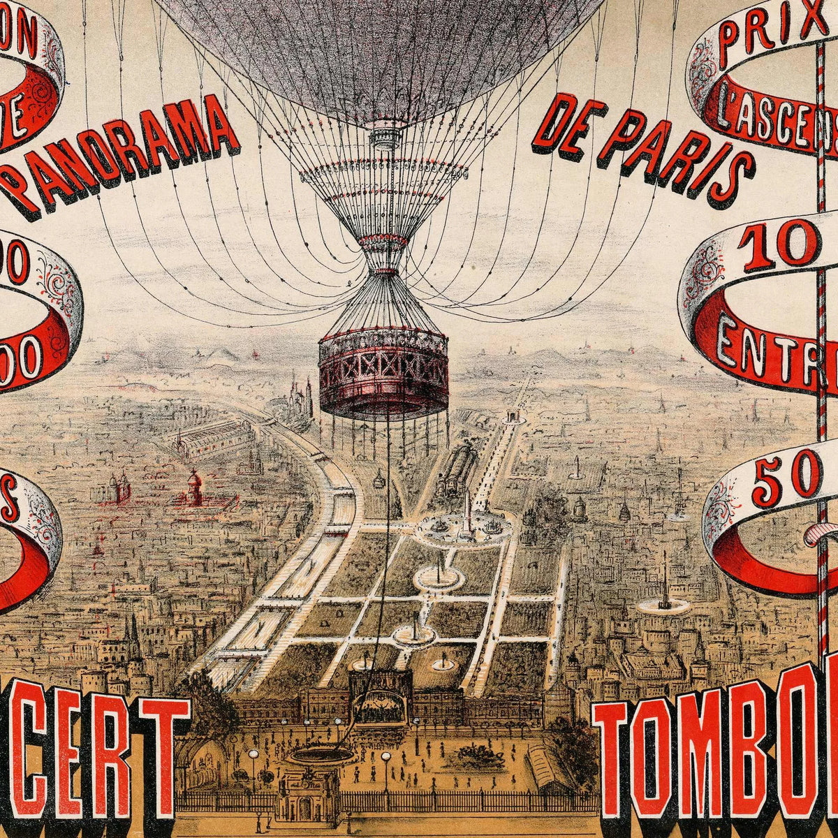 Panorama de Paris 1879 - Byprospekt – billede 4