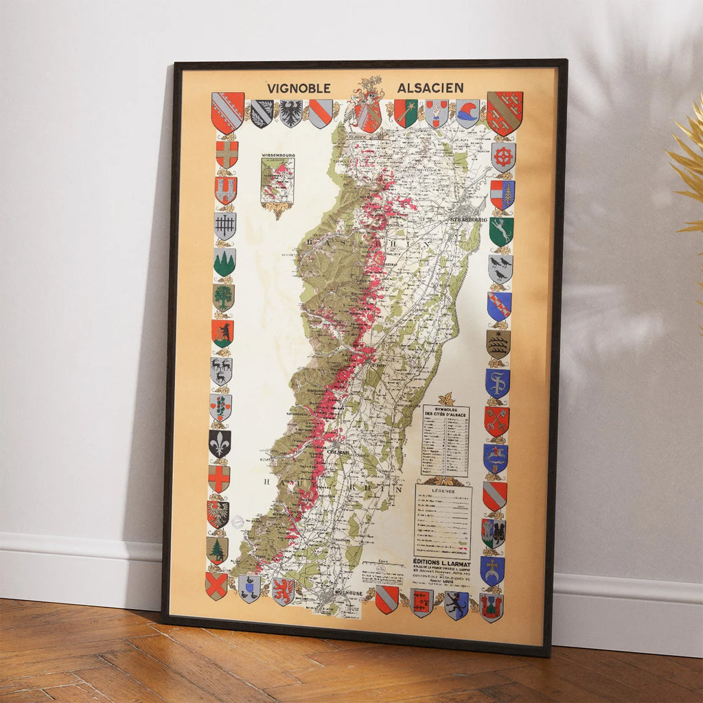 Vignoble alsacien 1949 - Vinkort – billede 2