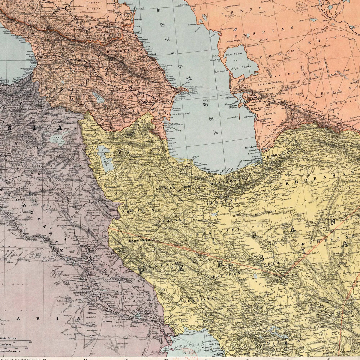 War Map of the Middle East - Krigskort – billede 4
