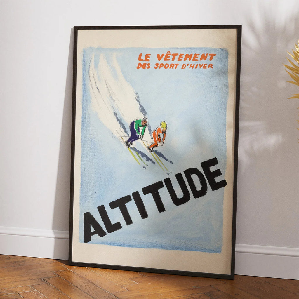 Altitude: Vintermode i højderne 1930 - Reklameplakat – billede 2