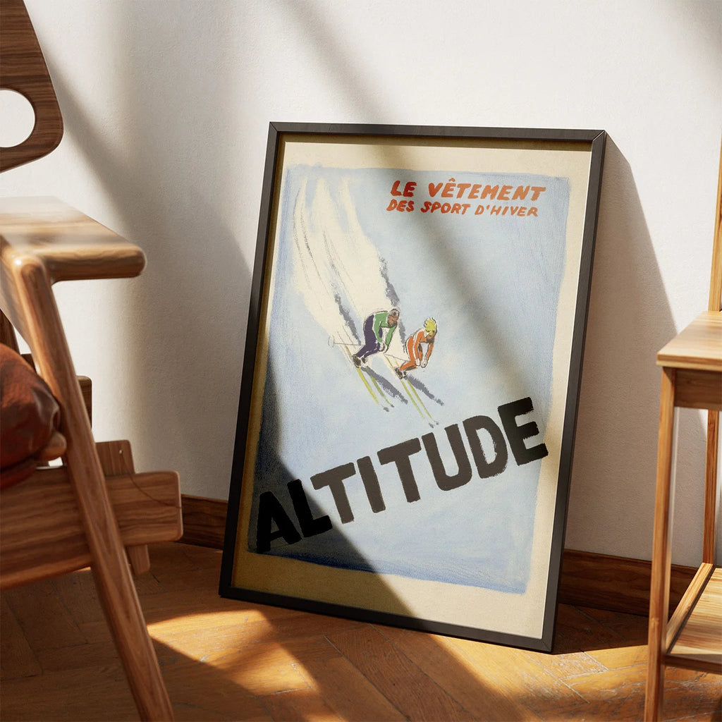 Altitude: Vintermode i højderne 1930 - Reklameplakat – billede 3