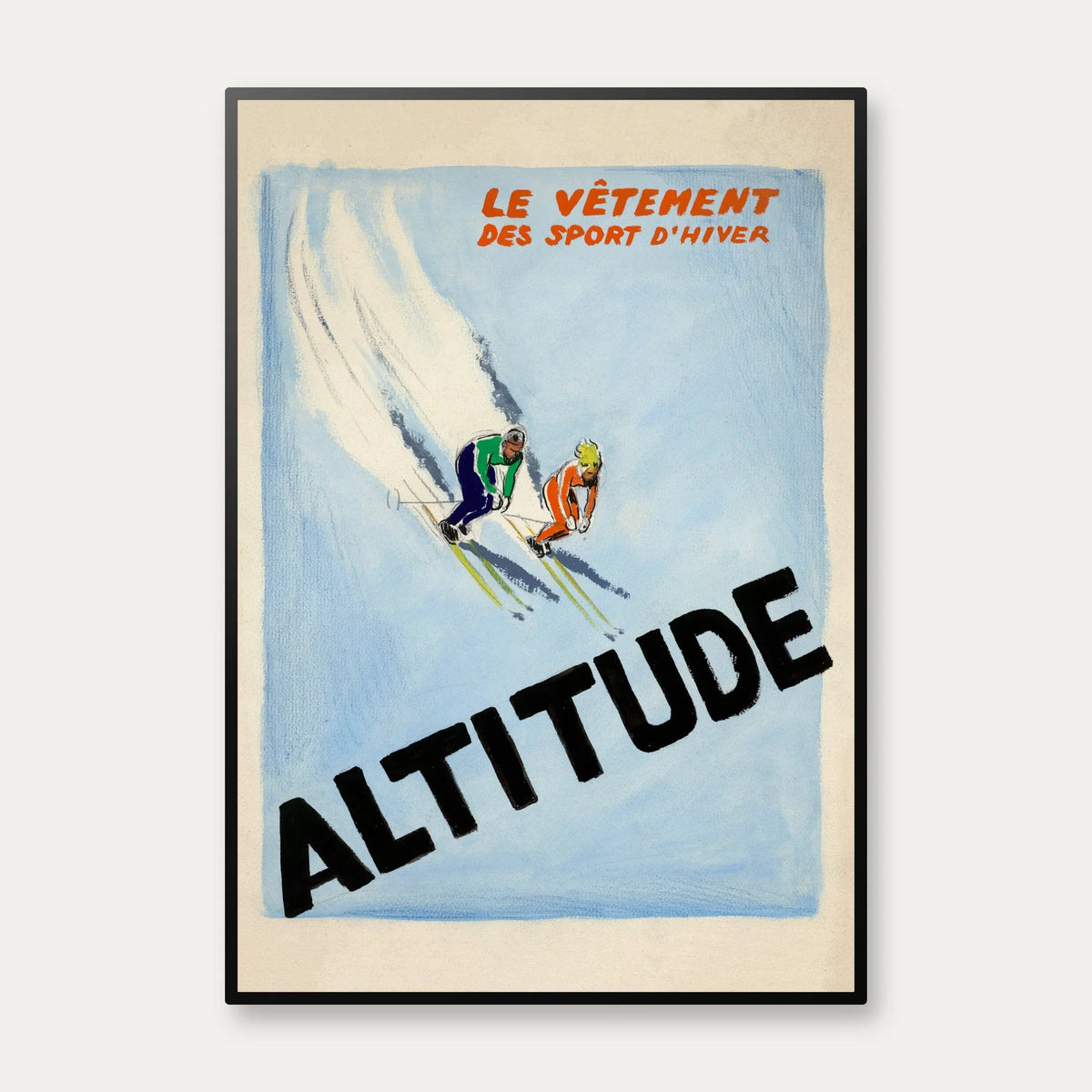 Altitude: Vintermode i højderne 1930 - Reklameplakat – billede 1